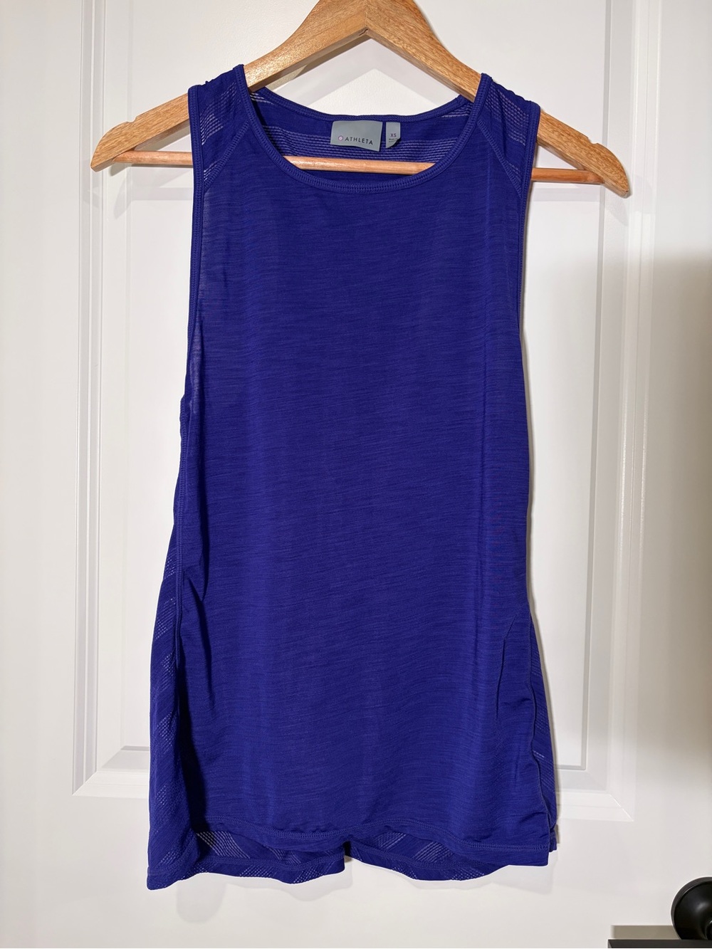 Athleta Momentum Racerback Workout Tank‎ Top Blue Size XS